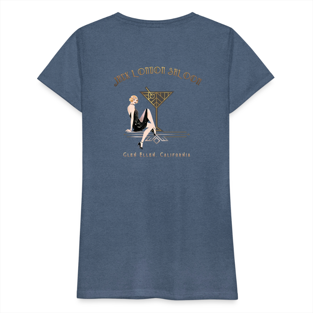 SALOON DECO COCKTAILS Women's Hoodie - heather blue