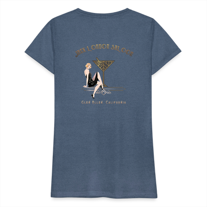 SALOON DECO COCKTAILS Women's Hoodie - heather blue