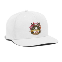 California Outlaw Snapback Baseball Cap - white