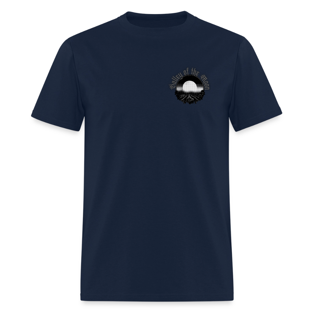 Valley of the "Misty" Moon Men's T-Shirt - navy