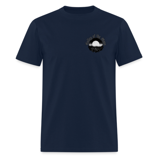 Valley of the "Misty" Moon Men's T-Shirt - navy