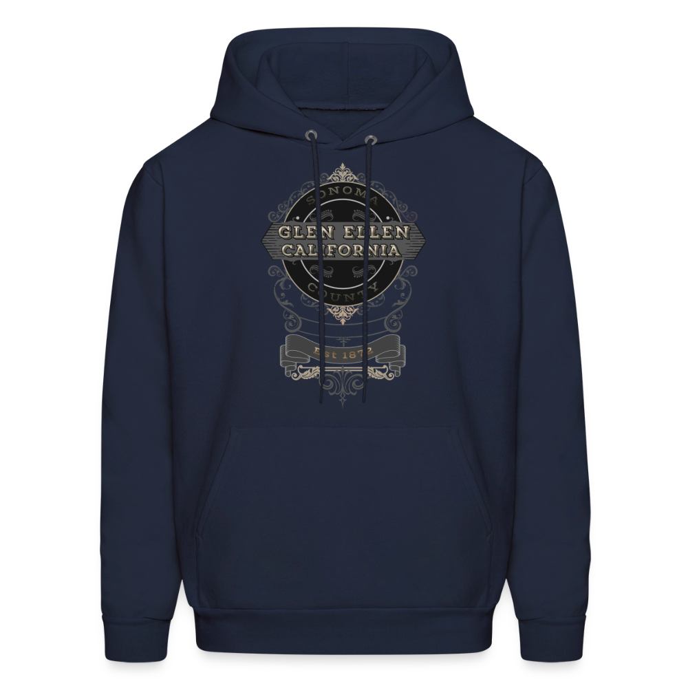 Glen Ellen Vintage Emblem Men's Hoodie - navy