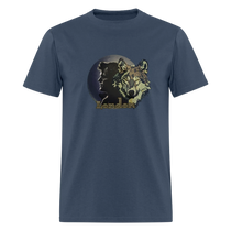 Jack London Moon  Men's T-Shirt -  blue dusk