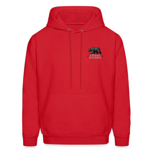 SONOMA BEAR REVOLT Men's Hoodie - red