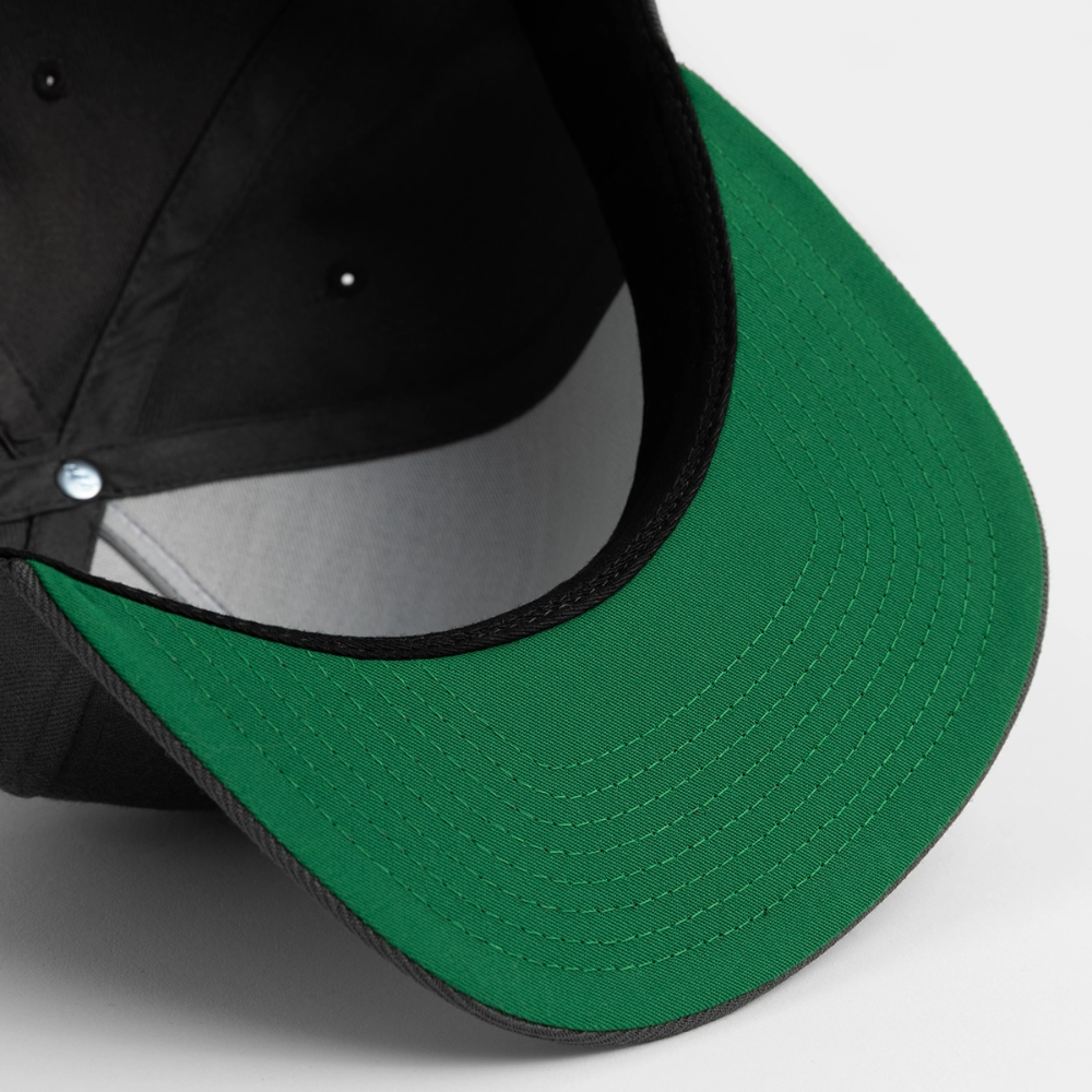 California Outlaw Snapback Baseball Cap - dark grey
