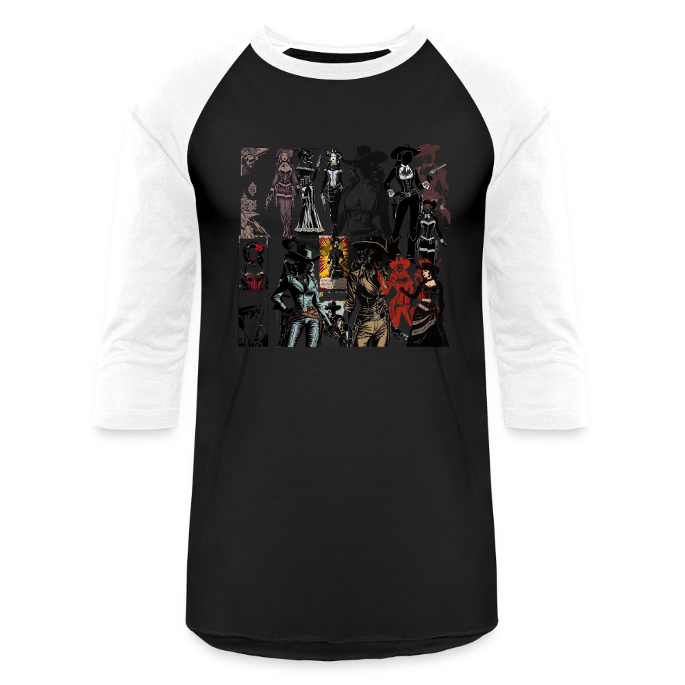 Baseball T-Shirt - black/white