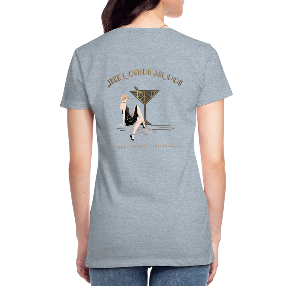 SALOON DECO COCKTAILS Women's Hoodie - heather ice blue