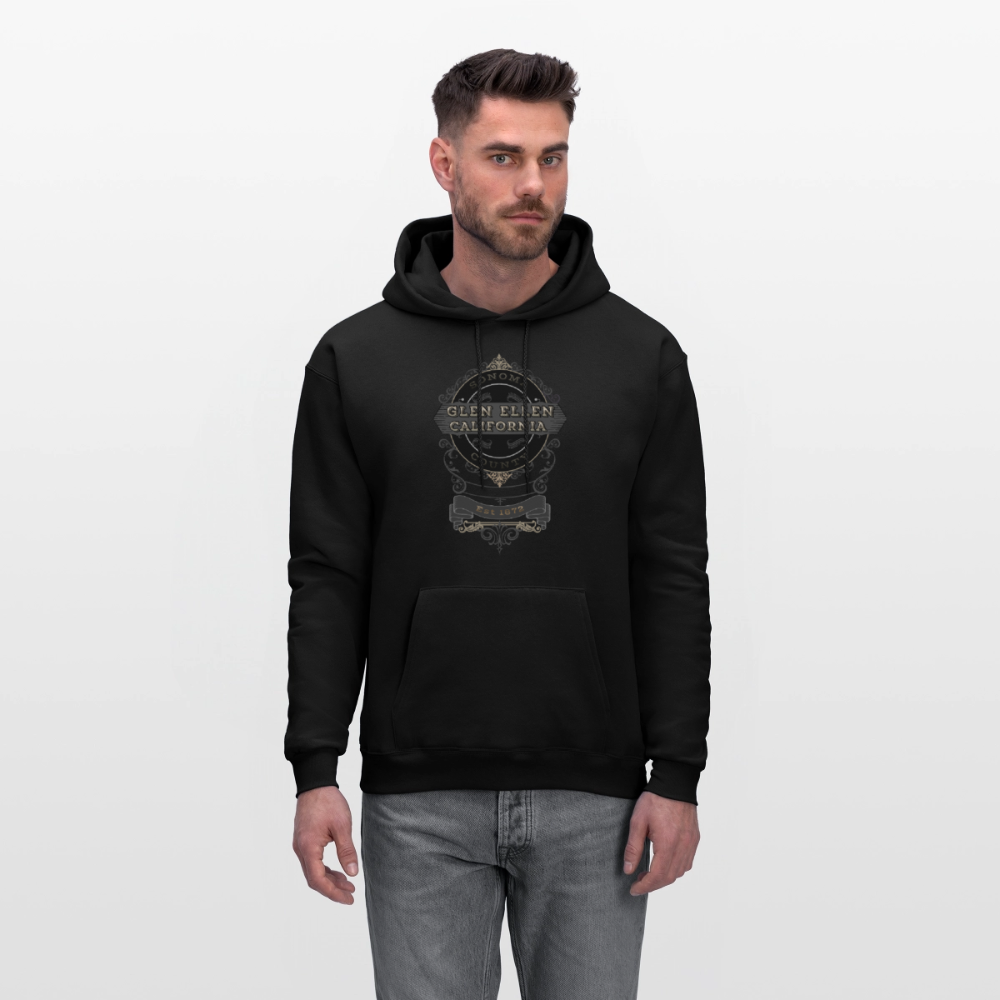 Glen Ellen Vintage Emblem Men's Hoodie - black