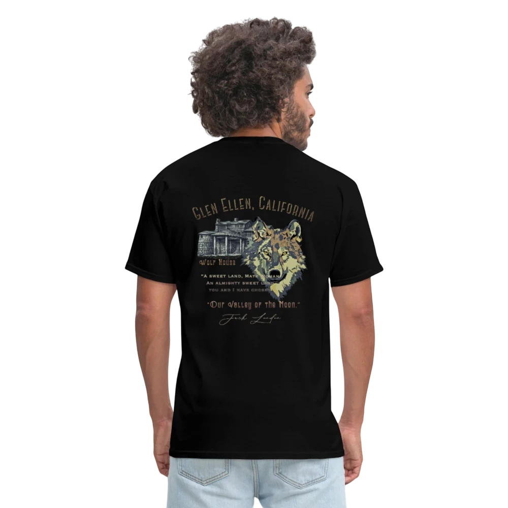 Jack London Moon  Men's T-Shirt - black