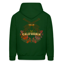 California Outlaw Men's Pullover Hoodie - forest green