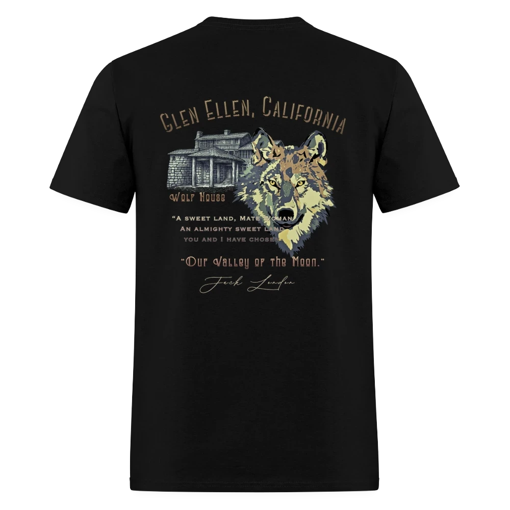 Jack London Moon  Men's T-Shirt - black
