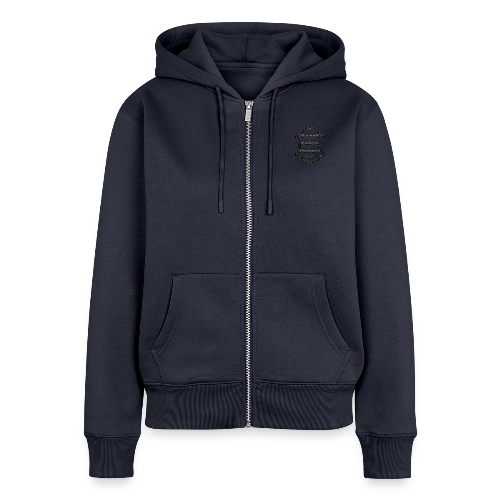 Sonoma County Emblem Women's Full Zip Hoodie - navy
