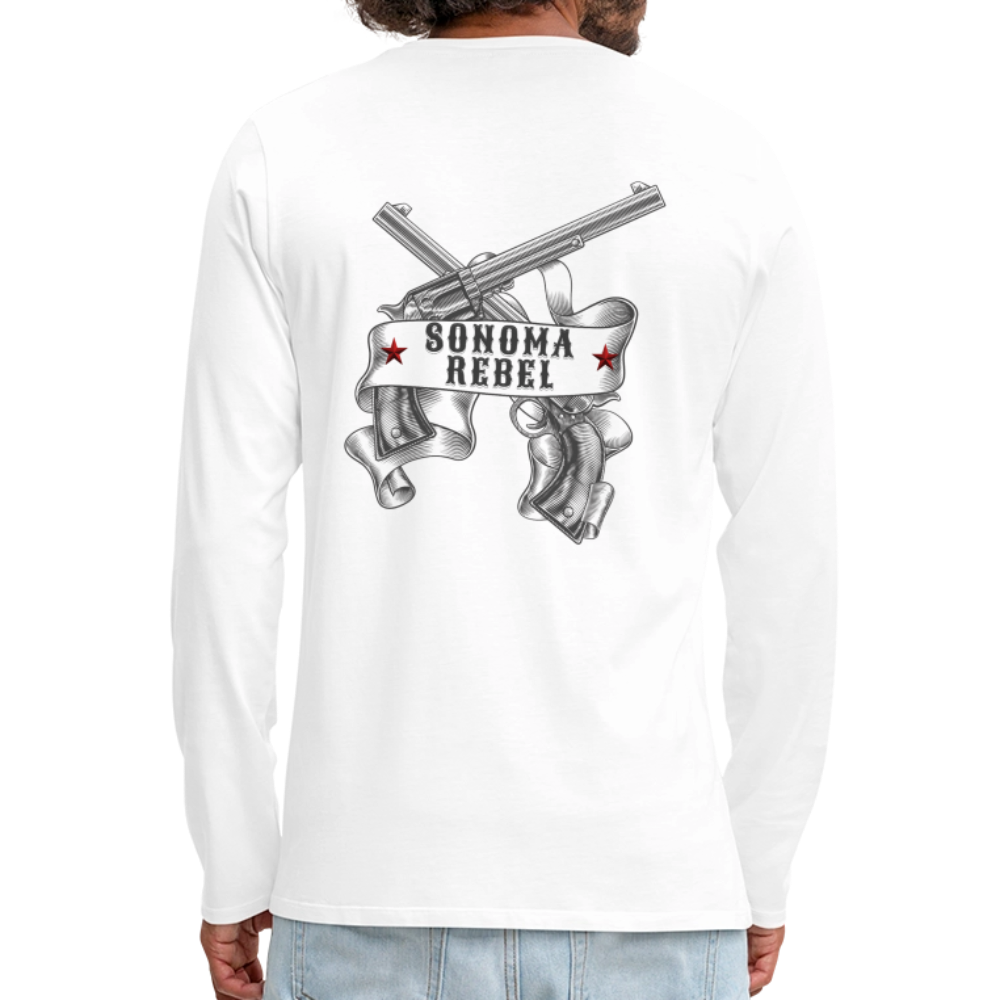 SONOMA REBEL Men's Long Sleeve T-Shirt - white