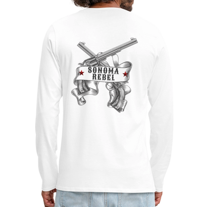 SONOMA REBEL Men's Long Sleeve T-Shirt - white