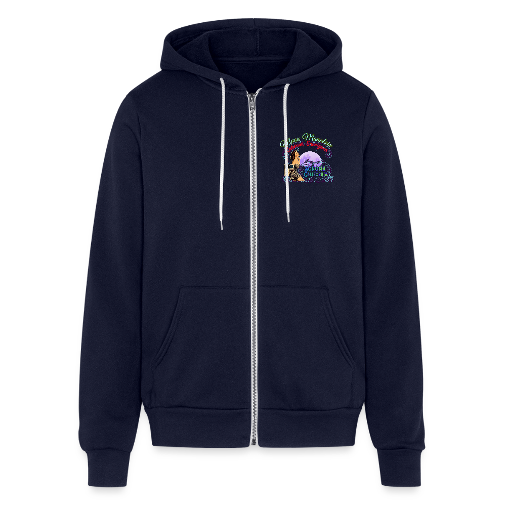 MOON MOUNTAIN CABERNET PINUP Unisex Full Zip Hoodie - Hoodies from Spreadconnect Main image