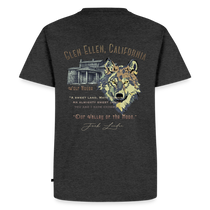 Jack London Moon  Men's T-Shirt - heather anthracite