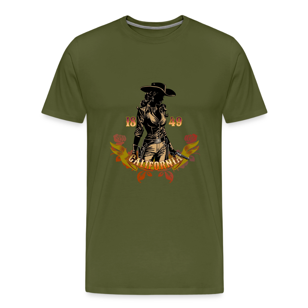 Vintage Outlaw Men's Premium T-Shirt - olive green