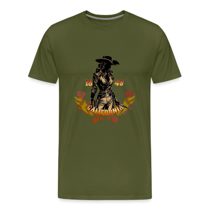 Vintage Outlaw Men's Premium T-Shirt - olive green
