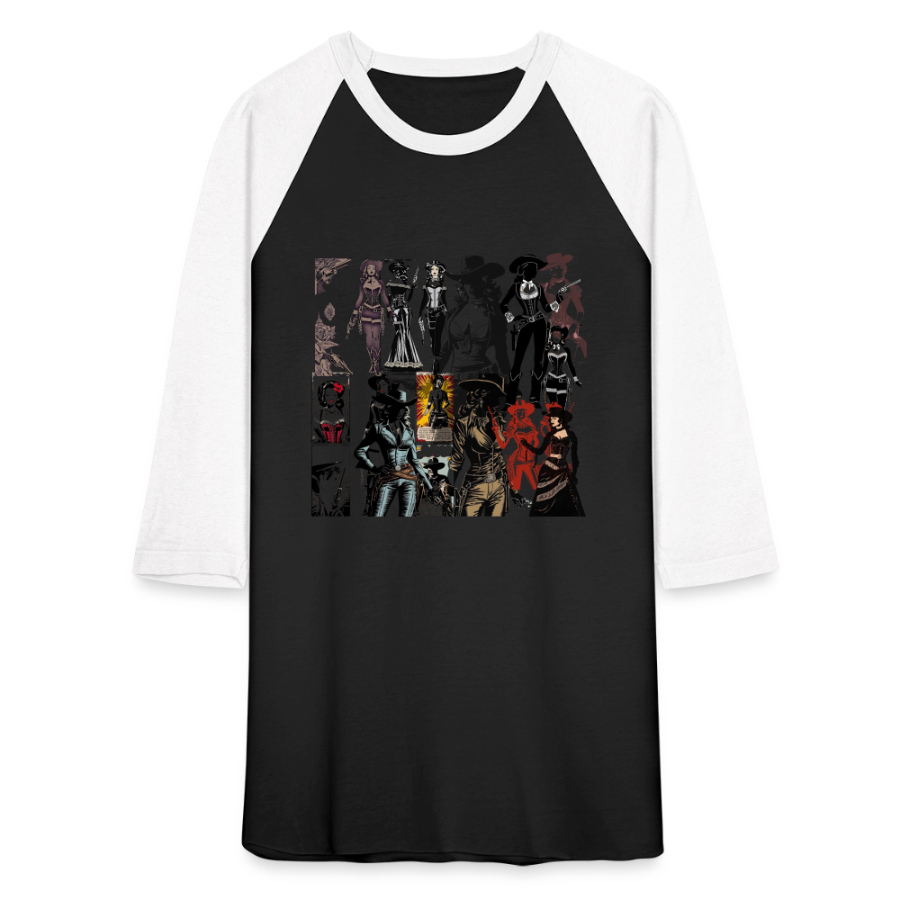 Baseball T-Shirt - black/white