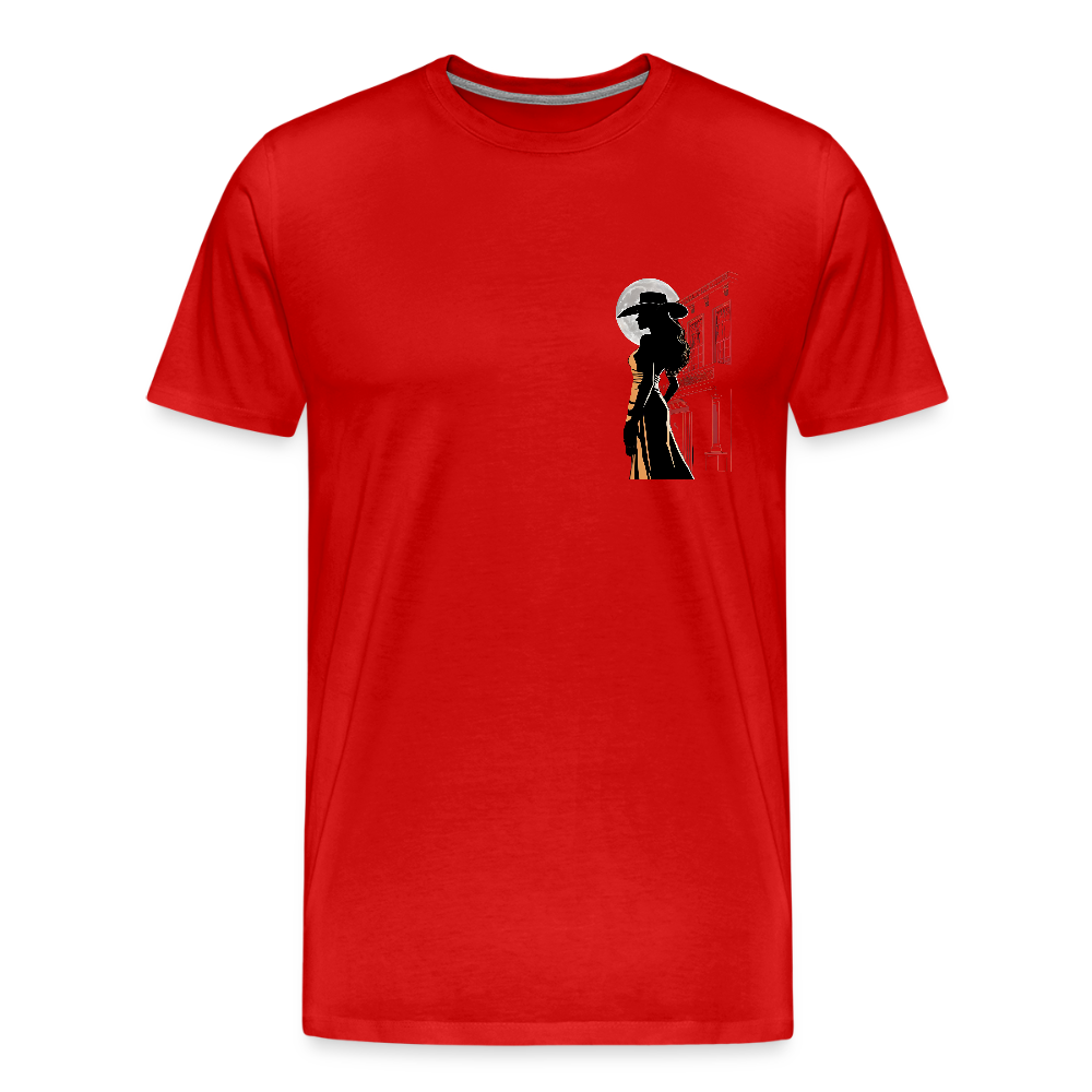 GLEN ELLEN OUTLAW SILHOUETTE Men's T-Shirt - red