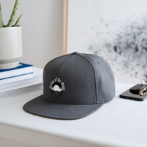 Valley of the Moon Gothic Snapback Baseball Cap - dark grey