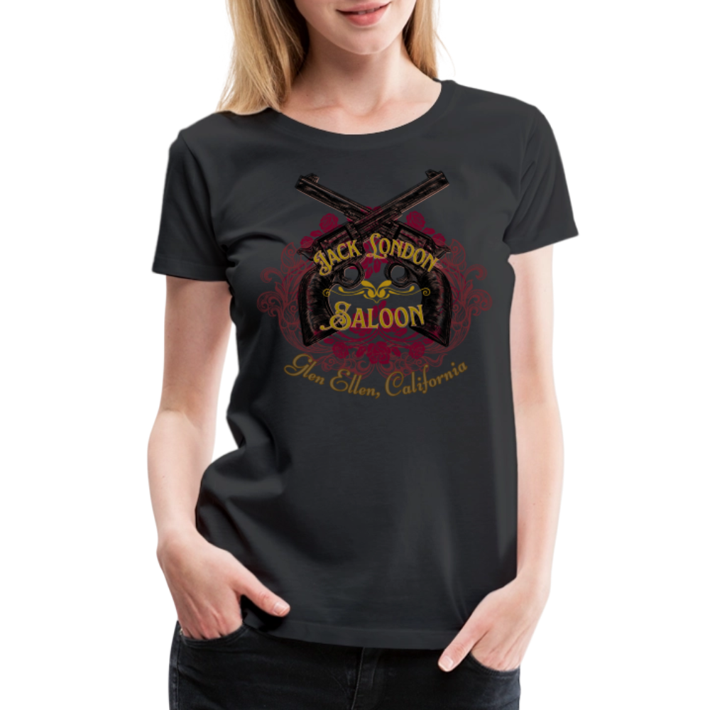 JACK LONDON SALOON OUTLAW Women’s Premium T-Shirt - black