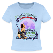 Moon Mountain Cabernet Slim Fit Women's T-Shirt - T-Shirts from Spreadconnect