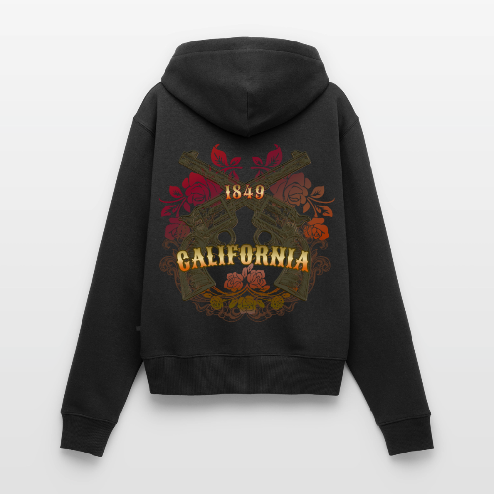 Vintage Outlaw Women's  Organic Zip Hoodie - black