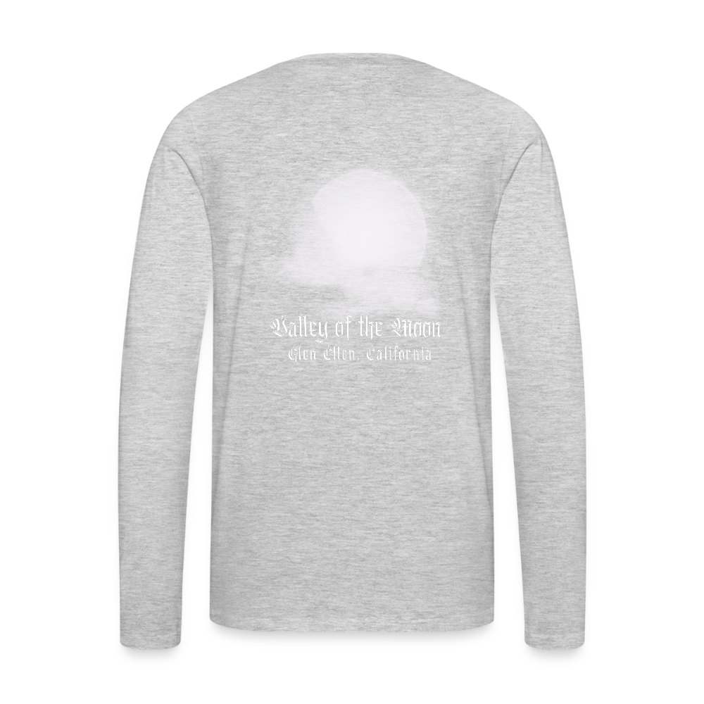 VALLEY OF THE MOON "MISTY" Men's Long Sleeve T-Shirt - heather gray