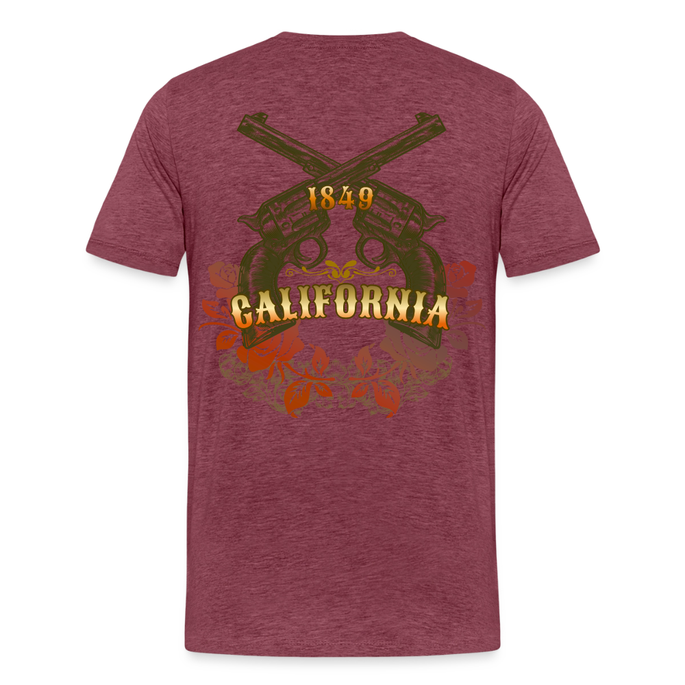 Vintage Outlaw Men's Premium T-Shirt - heather burgundy