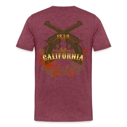 Vintage Outlaw Men's Premium T-Shirt - heather burgundy