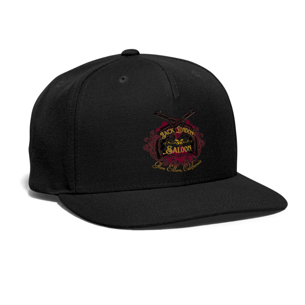 JACK LONDON SALOON OUTLAW Snapback Baseball Cap - black