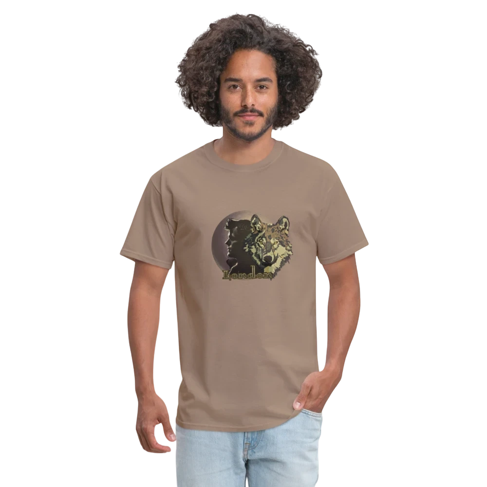 Jack London Moon  Men's T-Shirt - safari