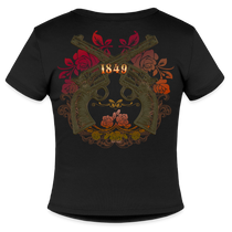 California Cowgirl Fitted Cotton/Poly T-Shirt - black