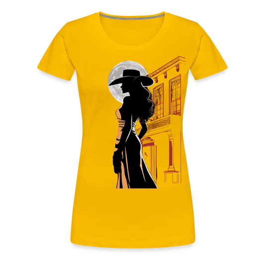 JACK LONDON SALOON "OUTLAW" Women’s  T-Shirt - sun yellow
