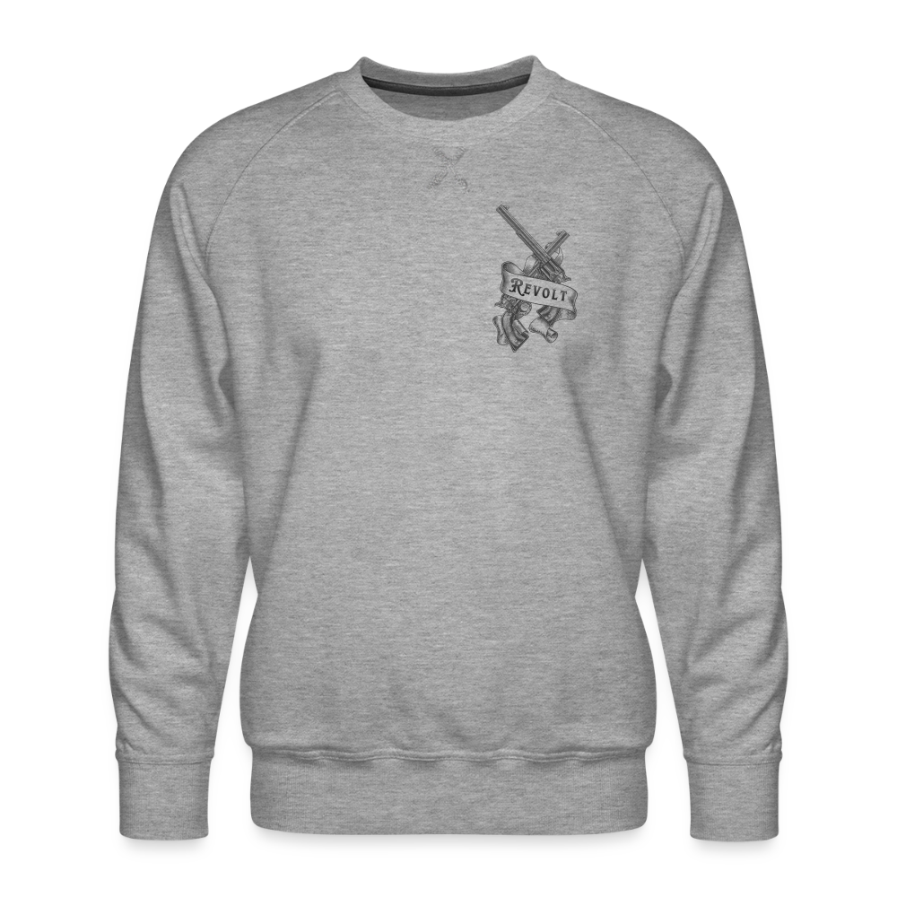 Revolt Men’s Premium Sweatshirt - heather grey