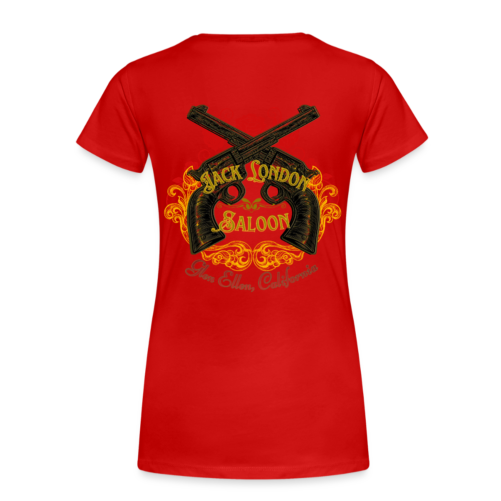 JACK LONDON SALOON "OUTLAW" Women’s  T-Shirt - red