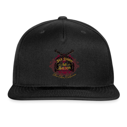 JACK LONDON SALOON OUTLAW Snapback Baseball Cap - black