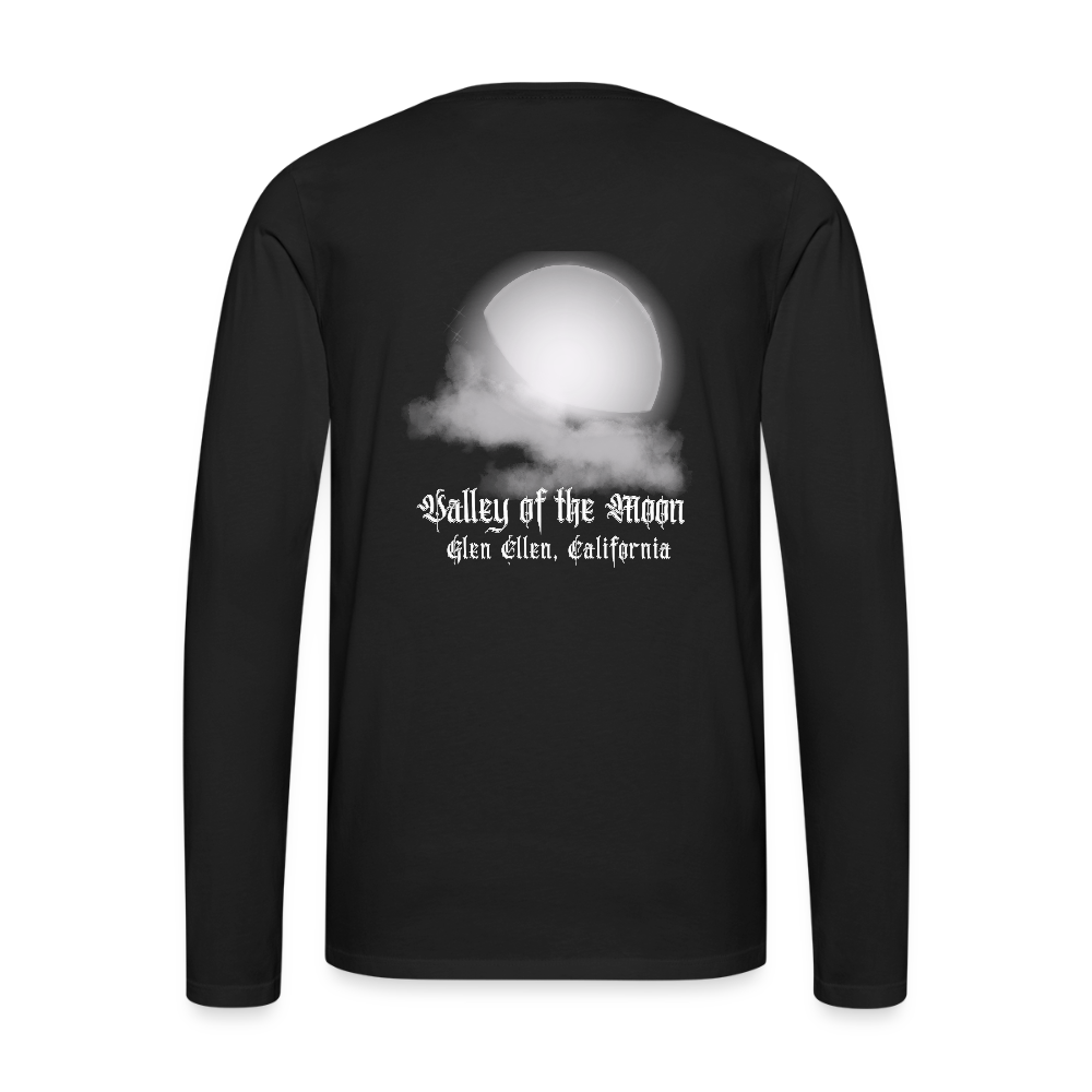 VALLEY OF THE MOON "MISTY" Men's Long Sleeve T-Shirt - black