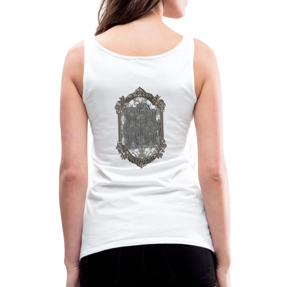 Glen Ellen Vintage Emblem Women’s Premium Tank Top - white