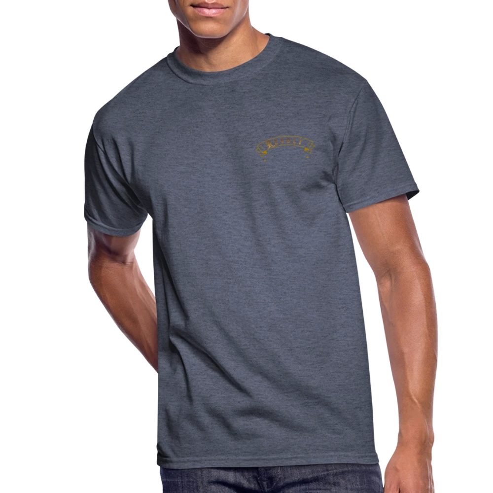Revolt Men’s 50/50 T-Shirt - navy heather