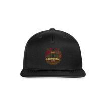 California Outlaw Snapback Baseball Cap - black