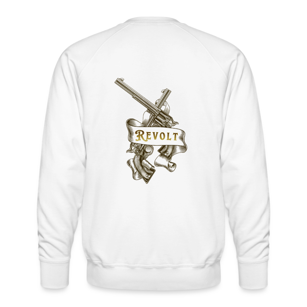 Revolt Men’s Premium Sweatshirt - white
