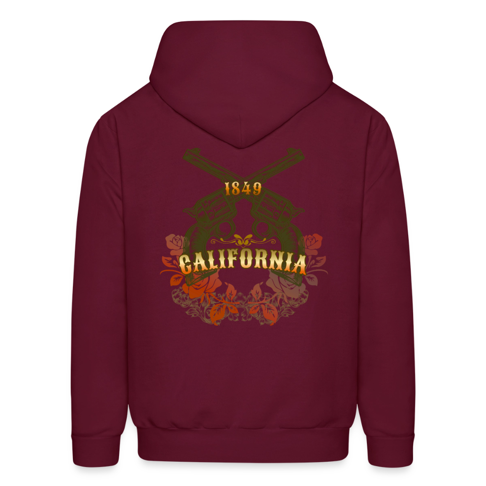 Vintage Outlaw Men's Hoodie - burgundy