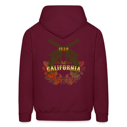 Vintage Outlaw Men's Hoodie - burgundy