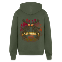 California Outlaw Full Zip Hoodie - military green