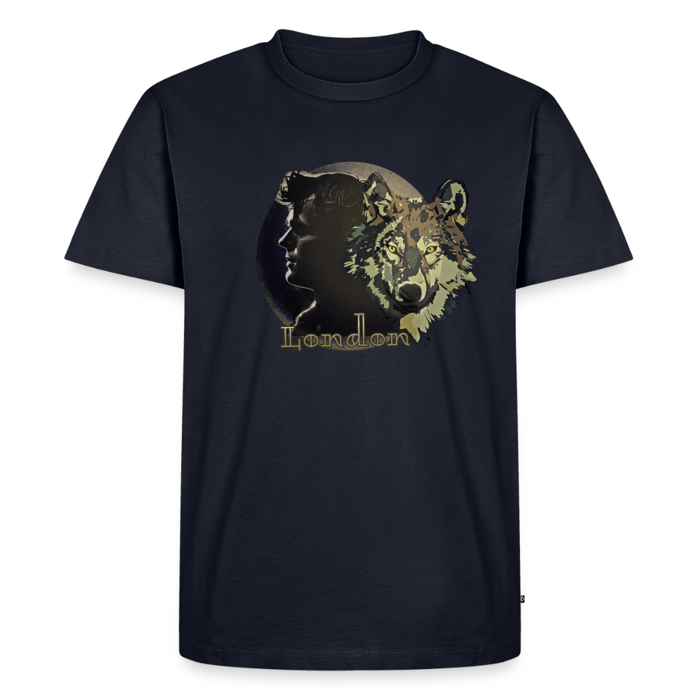 Jack London Moon  Men's T-Shirt - navy