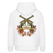 California Outlaw Men's Pullover Hoodie - white