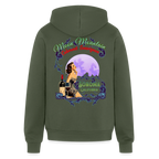 MOON MOUNTAIN CABERNET PINUP Unisex Full Zip Hoodie - Hoodies from Spreadconnect