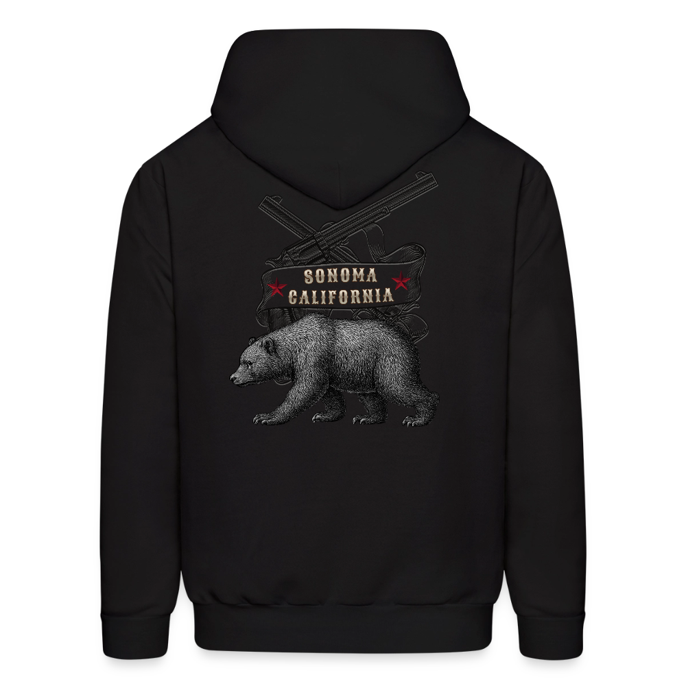 SONOMA BEAR REVOLT Men's Hoodie - Hoodies from Spreadconnect